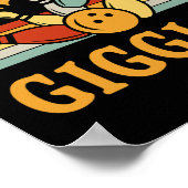 Funny Splits n Giggles Bowling Team Men Women Bowl Poster (Hoek)