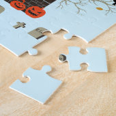 Funny Spooky Monster Family Haunted House Legpuzzel (Zijkant)