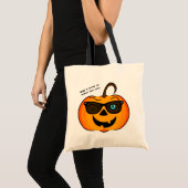 Funny Spooky Pumpkin iconische winkS Tote Bag (Voorkant (product))