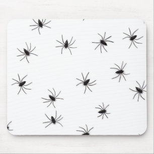 Funny Spooky Spiders Halloween Seamless Pattern Muismat