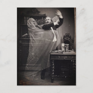  Funny Spooky Victoriaans Ghost Portrait Post Briefkaart