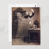  Funny Spooky Victoriaans Ghost Portret Briefkaart (Voorkant / Achterkant)