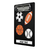 Funny Sports Ball Mini Klembord (Angled2)