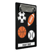 Funny Sports Ball Mini Klembord (Schuin)