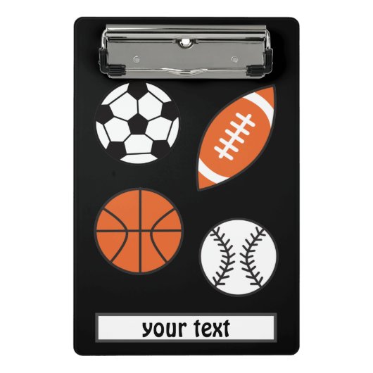 Funny Sports Ball Mini Klembord (Voorkant)