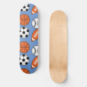 Funny Sports Balls Persoonlijk Skateboard (Voorkant)