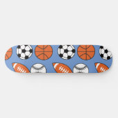 Funny Sports Balls Persoonlijk Skateboard (Horizontaal)