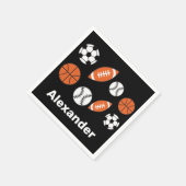 Funny Sports Balls Servet (Hoek)