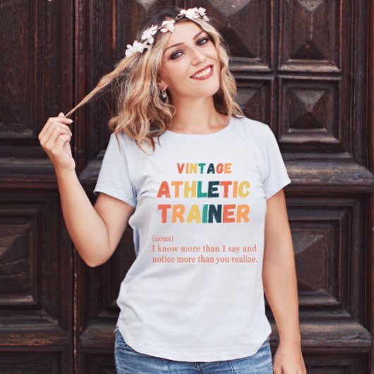 Funny Sports Definition Athletic Trainer T-shirt