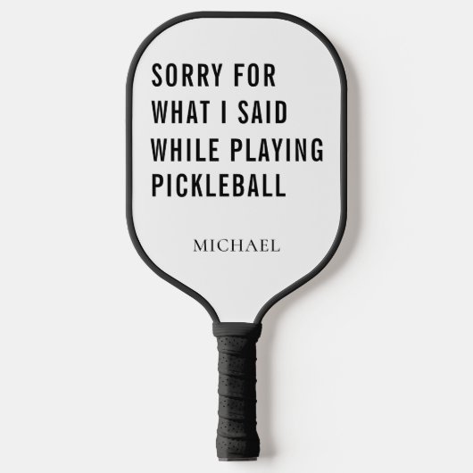 Funny Sports Gag Dad Birthday Pickleball Paddle (Voorkant)
