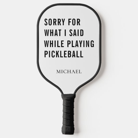 Funny Sports Gag Dad Birthday Pickleball Paddle (Achterkant)