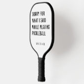 Funny Sports Gag Dad Birthday Pickleball Paddle (Links)