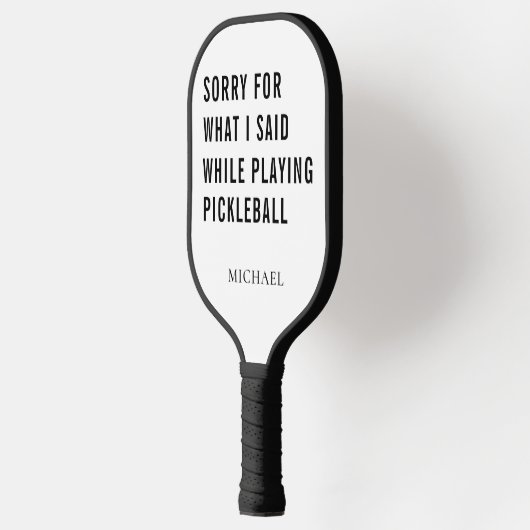 Funny Sports Gag Dad Birthday Pickleball Paddle (Links)
