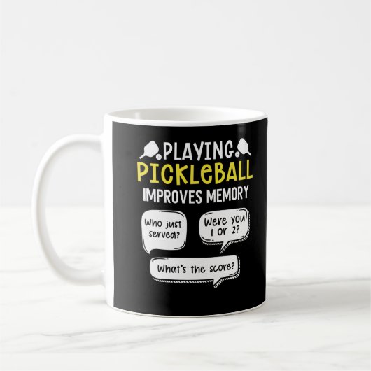 Funny Sports Pickleball Player Koffiemok (Links)