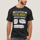 Funny Sports Pickleball Player T-shirt (Voorkant)