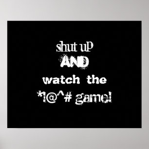 Funny Sports Poster