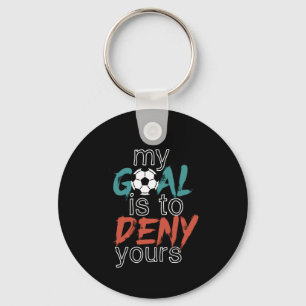 Funny Sports Soccer Player Quote Goal Keeper Sleutelhanger