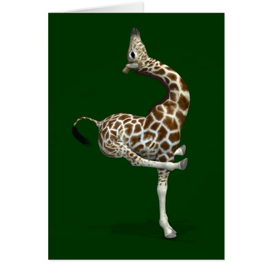 Funny Sporty Giraffe (Voorkant)