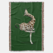 Funny Sporty Giraffe Deken (Voorkant Verticaal)