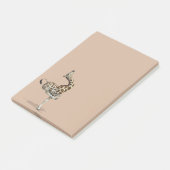 Funny Sporty Giraffe Post-it® Notes (Schuin)