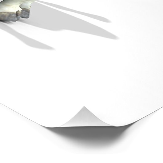 Funny Sporty Giraffe Poster (Hoek)