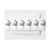 Funny Sporty Giraffe Uitnodigingen Wikkel (Voorkant Voorbeeld)