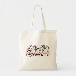 Funny Spreadsheet Canvas tas
