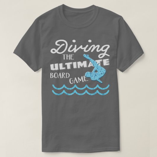 Funny Springboard Divers Diving Board Game Gift D T-shirt (Design voorkant)