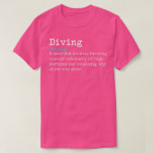 Funny Springboard Divers Diving Definition Gift T-shirt (Design voorkant)