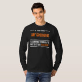 Funny Springer Lover T-shirt - Bold en Hilarisch D (Voorkant volledig)