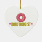 Funny Sprinkle Donut Lover Keramisch Ornament (Achterkant)