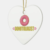 Funny Sprinkle Donut Lover Keramisch Ornament (Links)