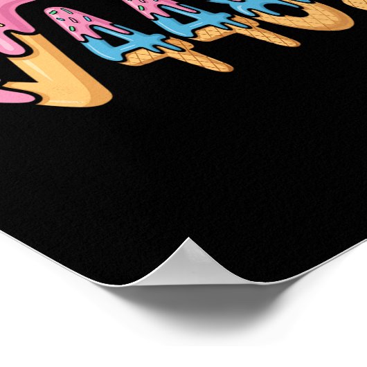 Funny Square Root 4489 Funny 67 Math Ice Cream Mem Poster (Hoek)