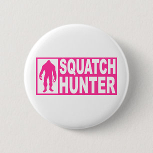 Funny SQUATCH HUNTER Gear Finding Bigfoot Edition Ronde Button 5,7 Cm