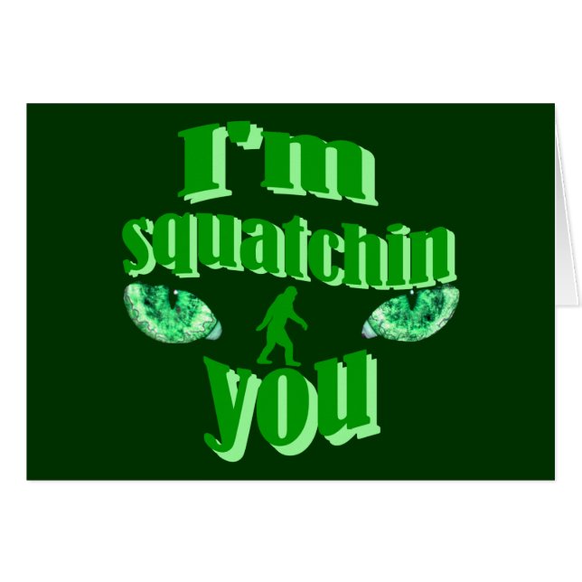 Funny squatching (Voorkant Horizontaal)