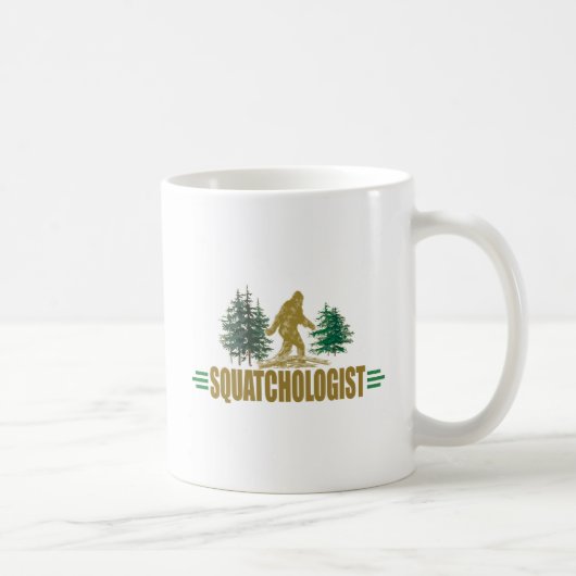 Funny Squatchologit | Sasquatch Believer Koffiemok (Rechts)