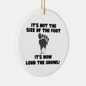 Funny Squatchy Bigfoot Ornament (Rechts)