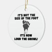 Funny Squatchy Bigfoot Ornament (Links)