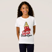 Funny Squid Cream Cone Girls' T-Shirts (Voorkant volledig)
