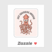 Funny Squid Sticker (Vel)