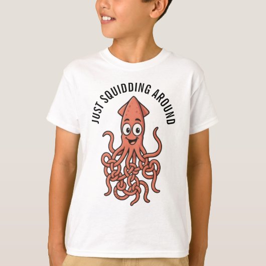 Funny Squid T-shirt (Voorkant)