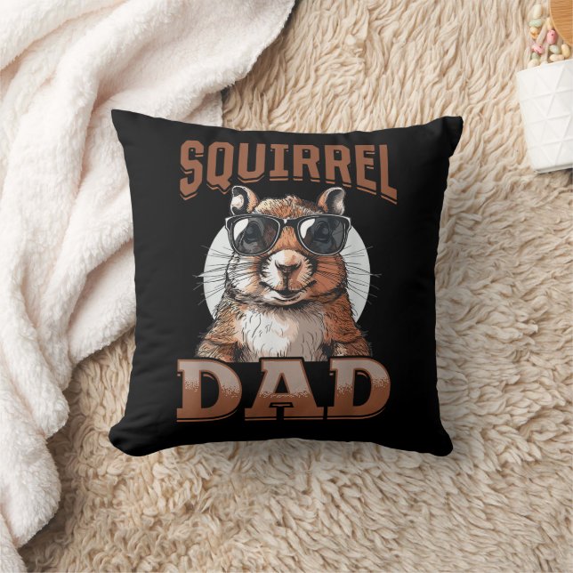 Funny Squirrel Animal Squirrel Dad Kussen (Deken)