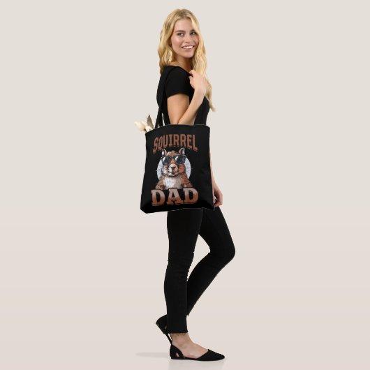 Funny Squirrel Animal Squirrel Dad Tote Bag (Op model)
