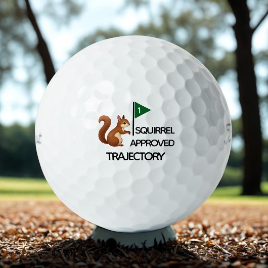 Funny Squirrel Approved 3-pack Titleist Golfballen