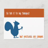 Funny squirrel briefkaart voor vrienden (Voorkant)