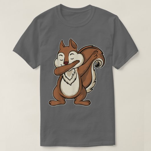 Funny Squirrel Dab Dabbing Squirrel T-shirt (Design voorkant)