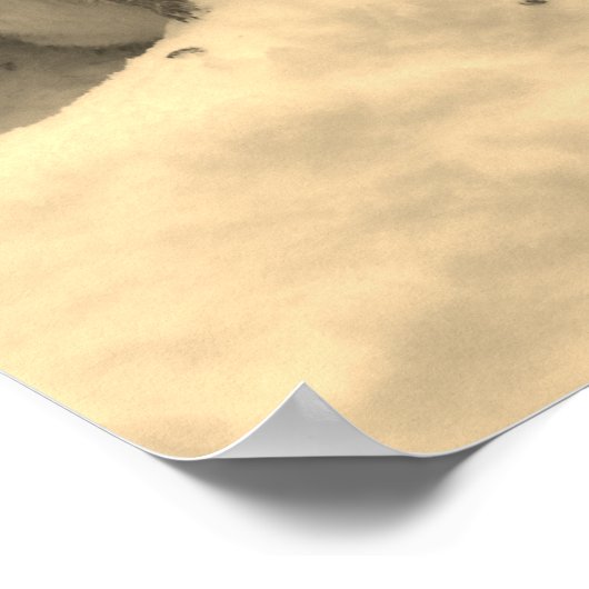 Funny Squirrel Gezegde Poster (Hoek)