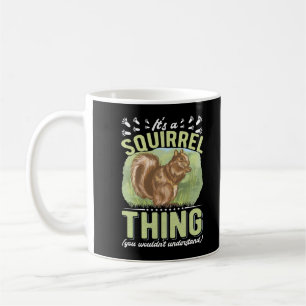 Funny Squirrel Humor Forest Animal Koffiemok