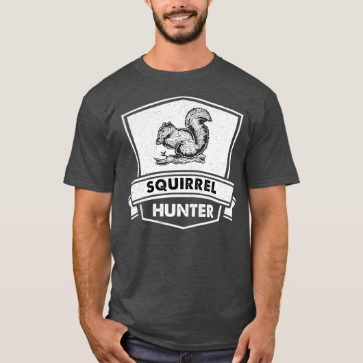 Funny Squirrel Hunting HunterCool Sarcastic T-shirt (Voorkant)