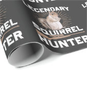 Funny Squirrel Hunting Quote Forent Animal Hunter Cadeaupapier (Rol Hoek)